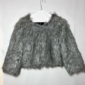 Manteau W118 By Walter Baker 'Ellen' Avec Col En Fourrure De Lapin - Taille Small (S) Femme - Neuf Avec étiquettes